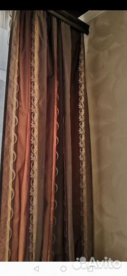 Комплект шторы и тюль бу