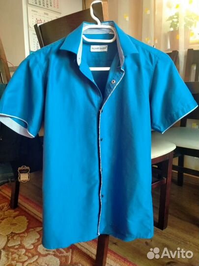 Вещи 146,158.Брюки школьные синие 146