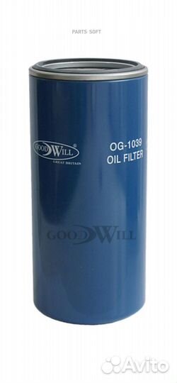 Goodwill OG1039 Фильтр масляный двигателя HCV
