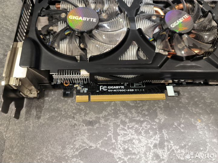 Видеокарта Gtx 770 4Gb Gigabyte (дефект)