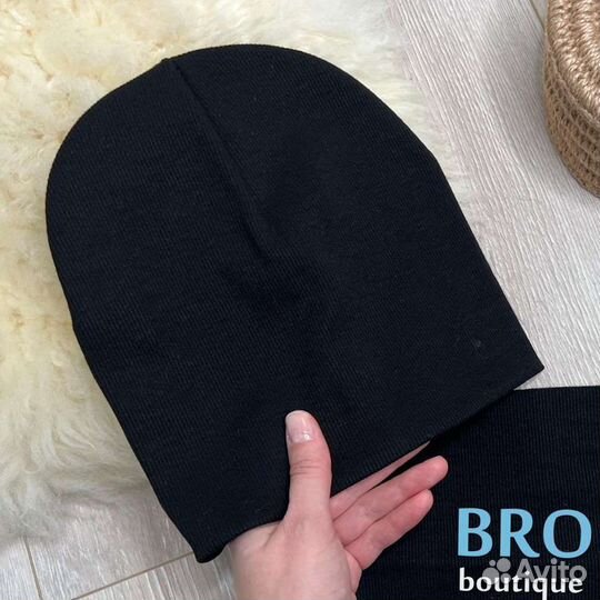 Комплект шапка и снуд детский