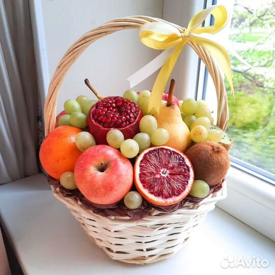 Корзина съедобная вкусный подарок учителю