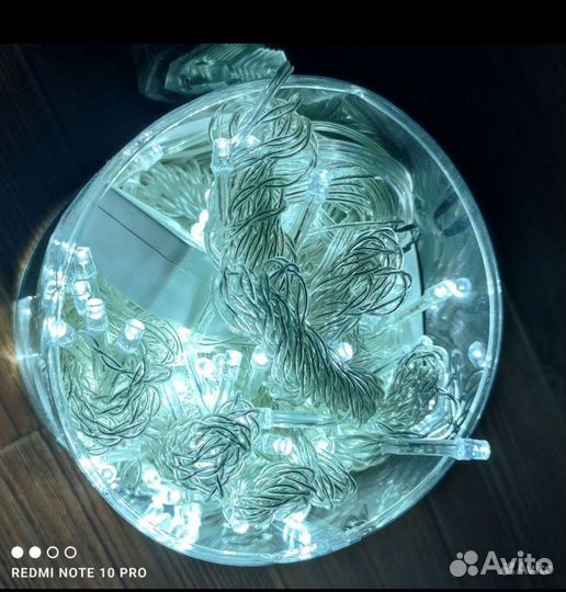 Гирлянда занавес