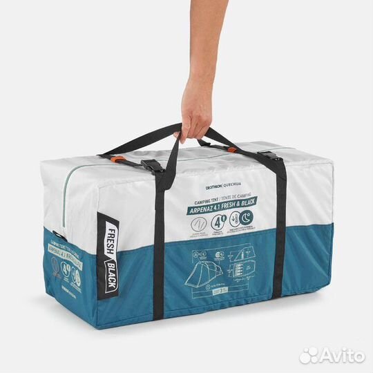 Палатка 4-мест Decathlon Quechua Arpenaz 4.1 F&B