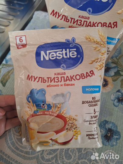 Детские каши молочные нестле