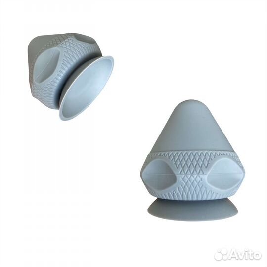 Силиконовый массажный конус на присоске