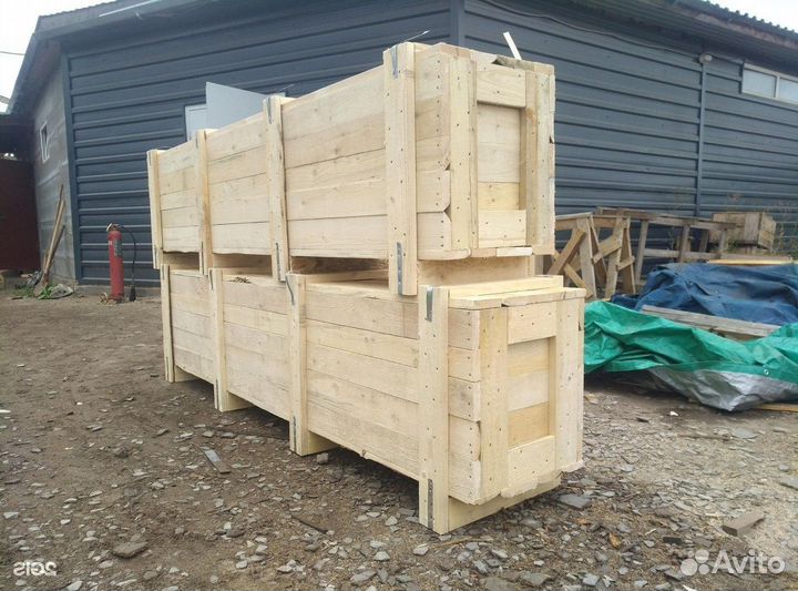 Ящик деревянный, коробки, транспортировочная тара