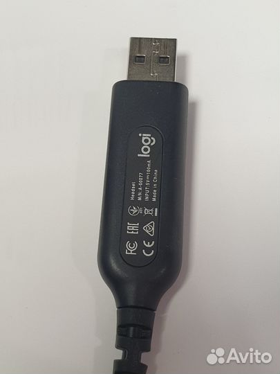 Наушники USB Logitech 960 2.4m (с микрофоном) б/у