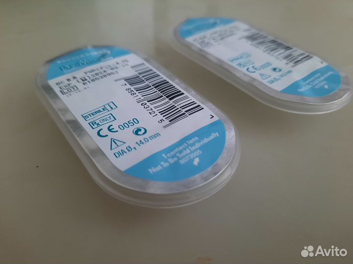 Линзы контактные B&L, PV 2 HD (- 4,75) 2 шт