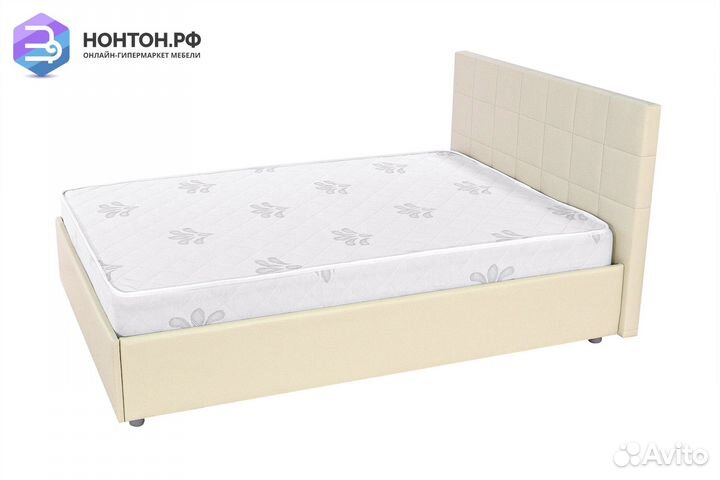 Кровать Люкс классика молочная