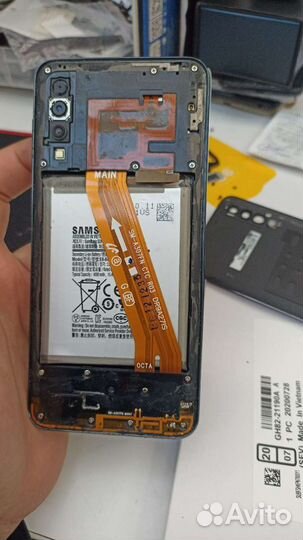 Дисплей для Samsung A51 + тач + рамка