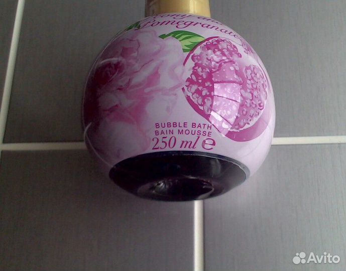 Пена для ванны Пион и Гранат новая