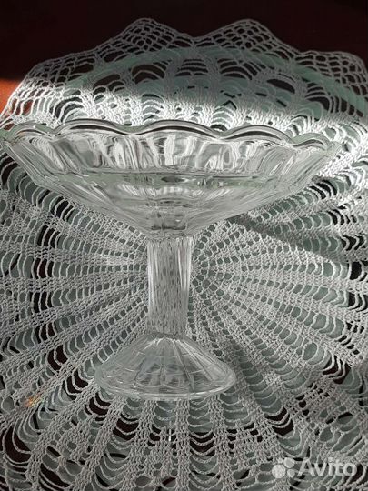 Фруктовница на ножке СССР Дятьково