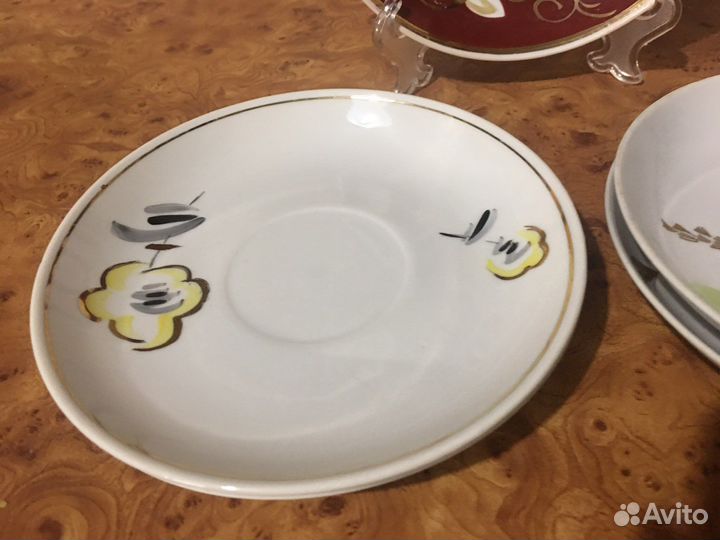 Блюдца чайные фарфор СССР