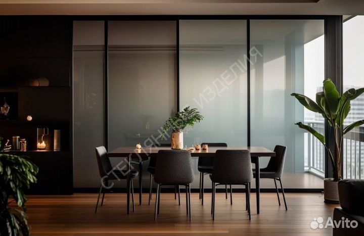 Стеклянные перегородки