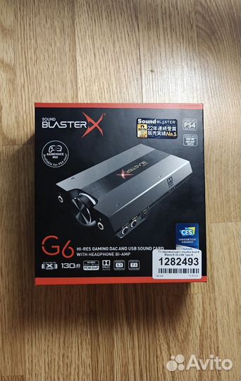 Creative sound blasterx g6