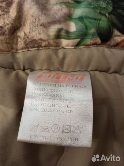 Пуховик для девочки 110