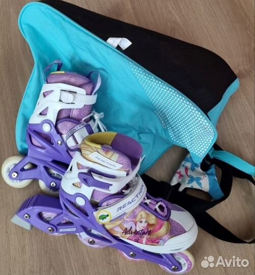 Ролики Roces (42-43) и Reaction 26-34 + защита