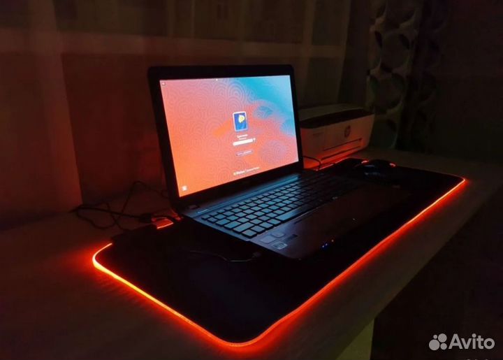 Игровой коврик для мыши 80 х 30 см RGB подсветкой