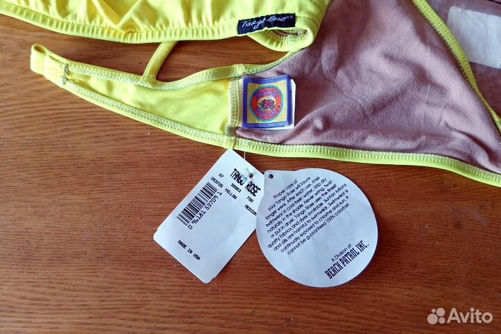 Купальник Tango Rose раздельный жёлтый (США)