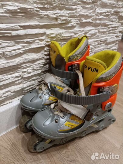 Роликовые коньки детские раздвижные