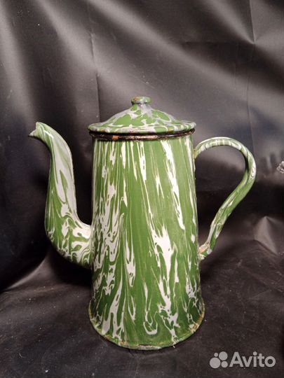 Кофейник эмалированный СССР