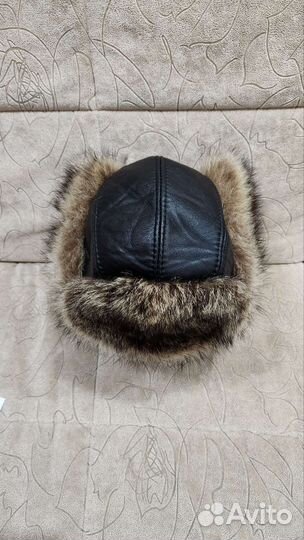 Шапка-ушанка мужская