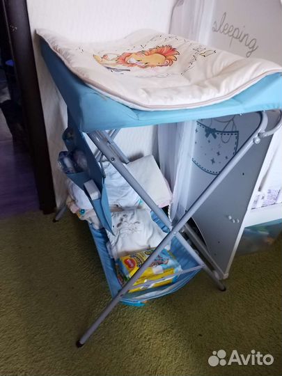 Пеленальный столик с накидной