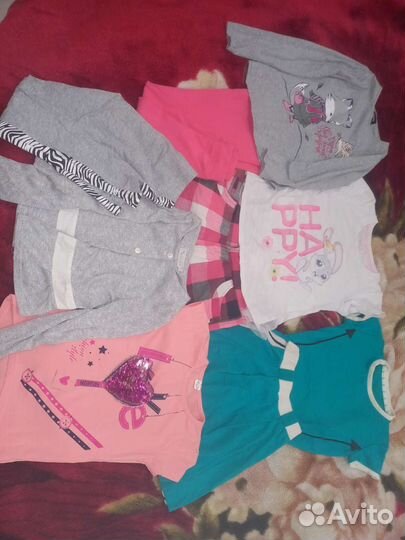 Вещи пакетом на девочку 122-128