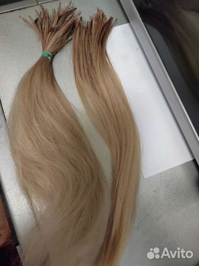 Волосы для наращивания блонд