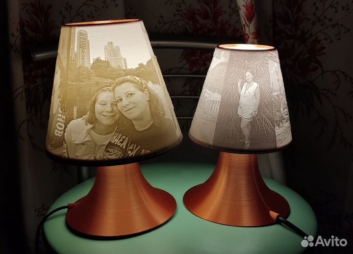Настольная лама с вашей фотографией