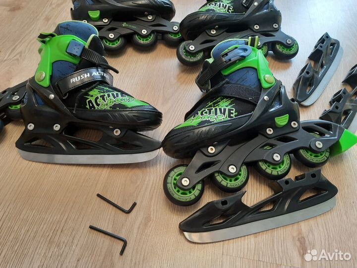 Коньки роликовые/ледовые детские