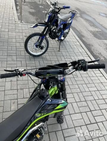 Питбайк Racer TRX125 E, Синий