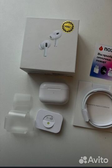 Наушники беспроводные apods PRO2 с шумоподавлением
