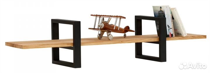 Настенная полка в стиле лофт