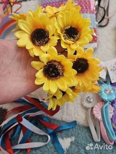 Повязки на голову/ободки/резинки