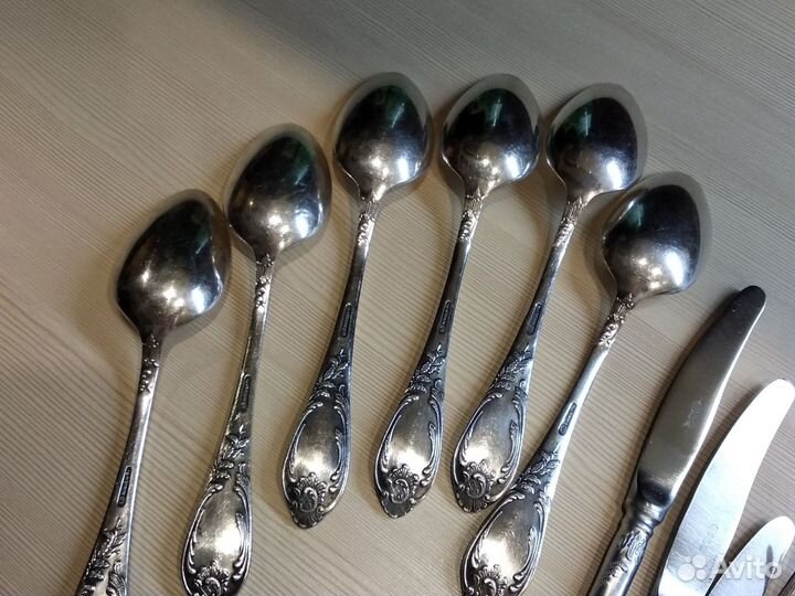 Набор мельхиор зиш новый 18 предметов