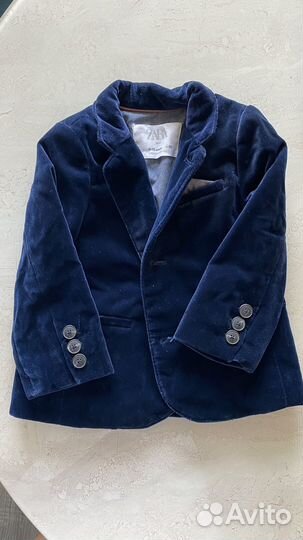 Пиджак детский бархатный Zara