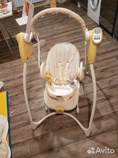 Детские электронные качели шезлонг Франция