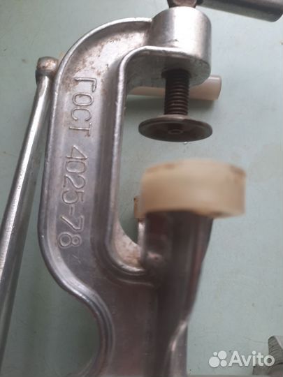 Мясорубка ручная СССР чугунная