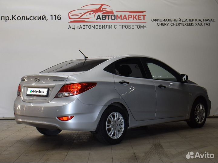 Hyundai Solaris 1.6 AT, 2012, 168 216 км