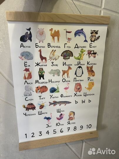 Постер алфавит