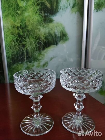 Креманки хрустальные