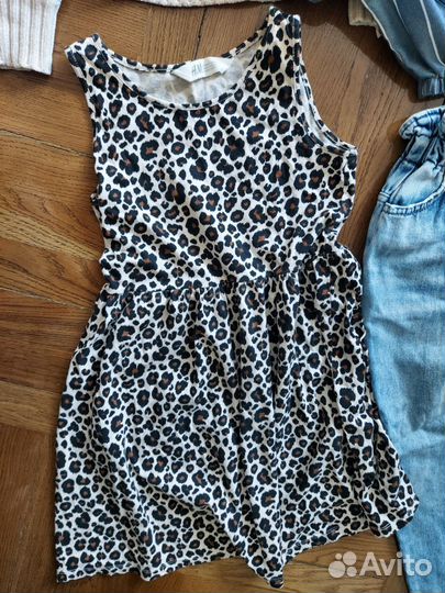 Пакет брендовых вещей на девочку 140