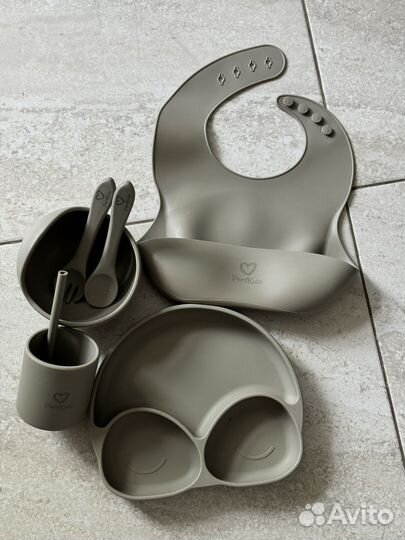 Детская силиконовая посуда