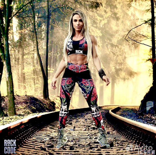 Костюм для йоги и фитнеса Бразилия