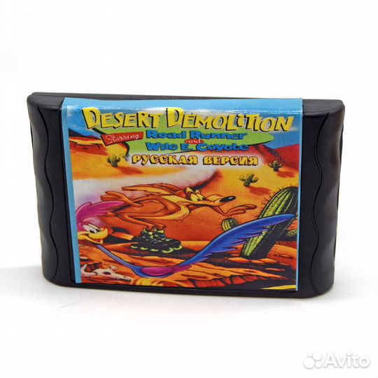 Картридж 16-bit desert demolition (sega)
