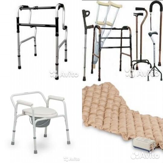 Ходунки Кресло туалет Противопролежневый матрас