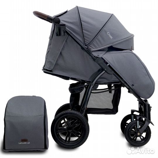 Коляска Bubago Cross AIR Зеленый прогулка-вездеход