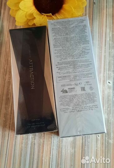 Туал вода avon attraction 100 ml,новая
